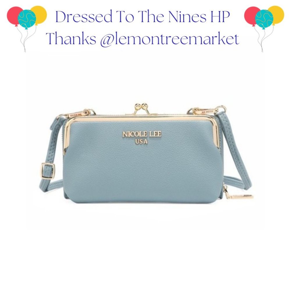 🔸️sale🔸️Kiss Lock Crossbody Wallet